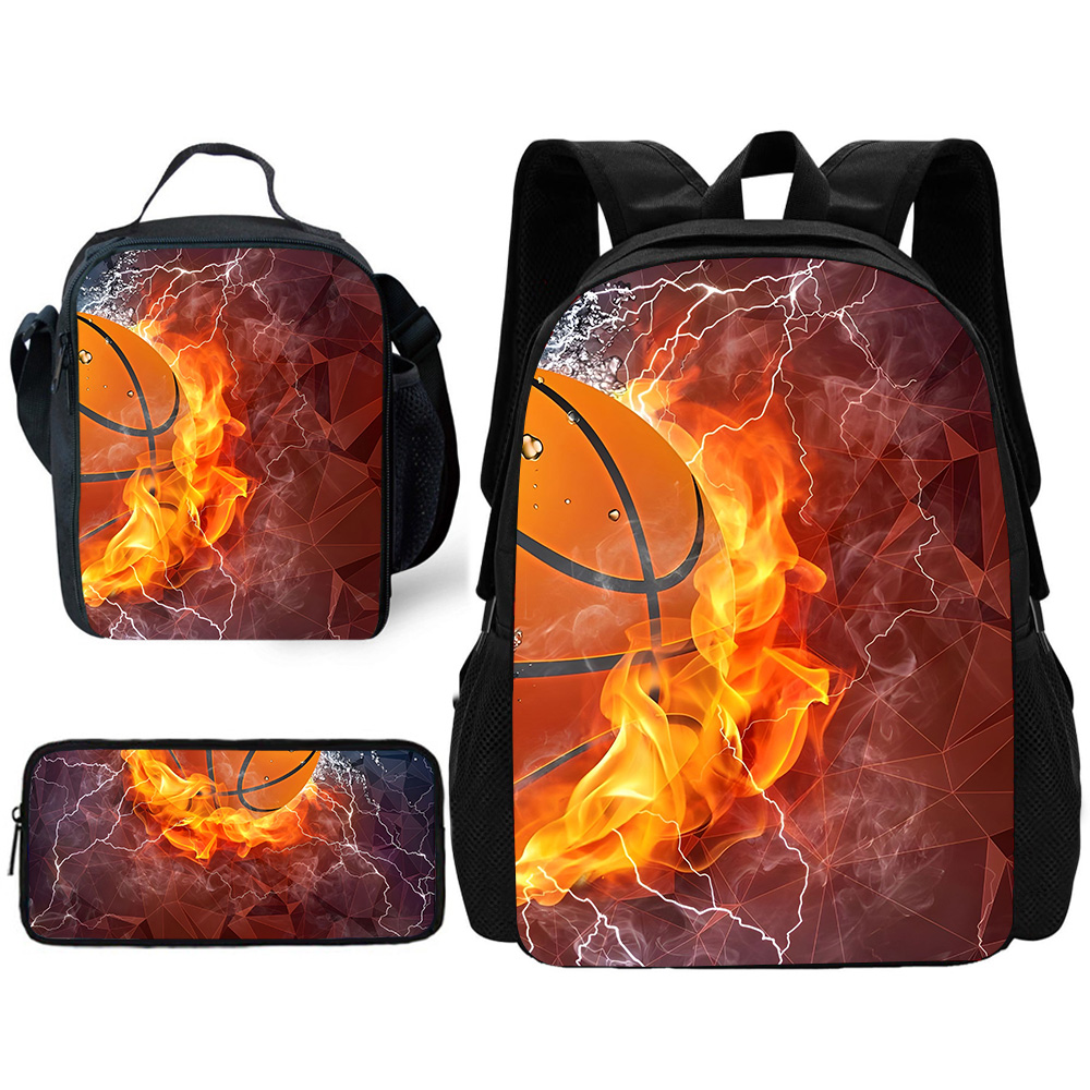 Small Basketball Backpack SALQGBUW Hot Sports Basketball backpack outdoor bag 3 in 1 bookbag ...