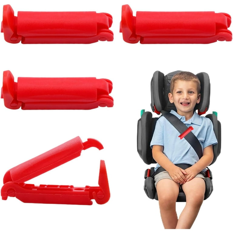 Child Seat Belt Clip Anti Escape,4PCS Seat Belt Adjuster for Kids
