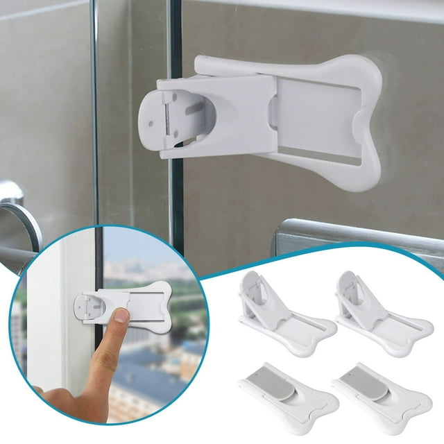 Child Secure Function Sliding Window Locks 4 Piece Set For Baby