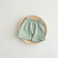 thumbnail image 1 of gljltg Unisex-baby Shorts Baby Cotton Short with Drawstring Soild Color Shorts for Months -5 Years, 1 of 3