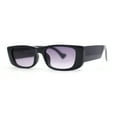 thumbnail image 1 of Child Size Girls Mod Rectangle Cat Eye Fashion Plastic Sunglasses Black - Smoke, 1 of 4