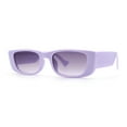 thumbnail image 1 of Child Size Girls Mod Rectangle Cat Eye Fashion Plastic Sunglasses Lavender - Smoke, 1 of 4