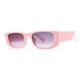 thumbnail image 1 of Child Size Girls Mod Rectangle Cat Eye Fashion Plastic Sunglasses Pink - Smoke, 1 of 4