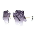 thumbnail image 1 of Child Size Kids Panda Bear Rimless Fun Party Shade Sunglasses Gold Smoke, 1 of 4
