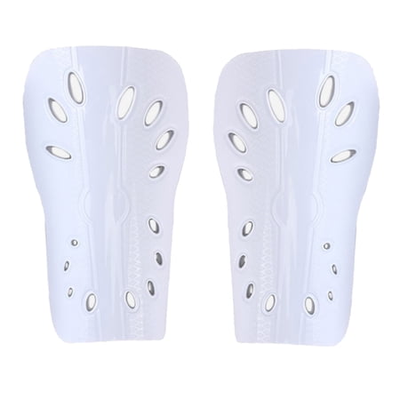 Child Soccer Training Shin Guards Football Protector Gear White