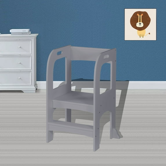 Cribs Standing Tower, Step Stools for , Toddler Step Stool for Kitchen Counter,Gray,Youth Desk and Chair Set