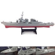 Child Static Navigation Battleship Model Toy Guided Missile Destroyer + Stand 46*7*17cm