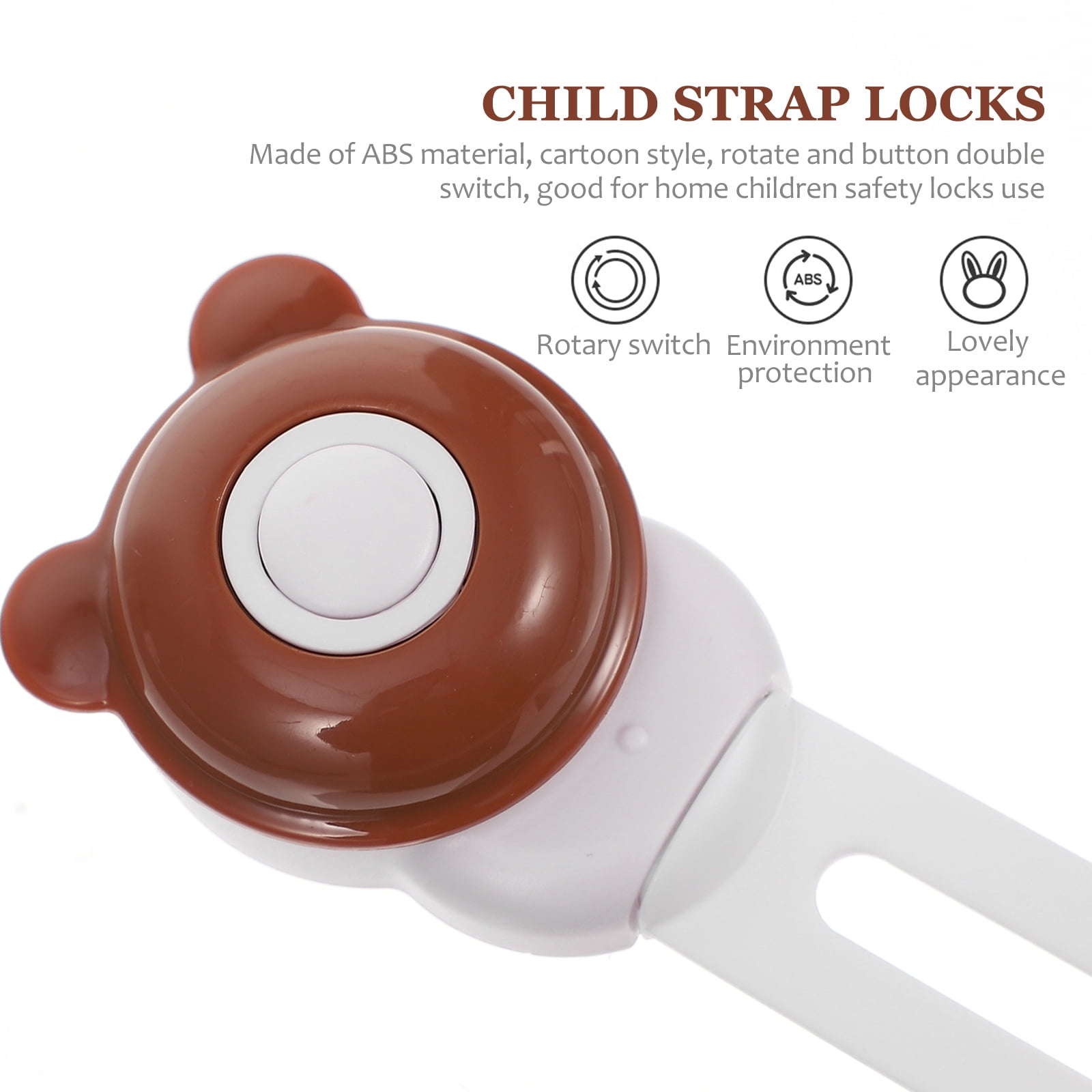 Child Strap Locks 3pcs Children Safety Strap Locks Drawers