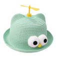thumbnail image 1 of Child Sun Hat Breathable Lightweight Cute Sunhat Kid Beach Hat Fisherman Cap Green, 1 of 8