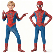 KEPZEAL Child Superhero Jumpsuit Fancy Dress Boys Kids Cosplay Halloween Costume