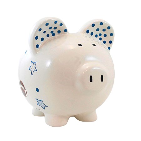 Child To Cherish - Large Piggy Bank - Sports Paper Star
