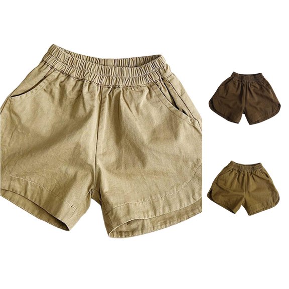 Child Toddler Boys Girls Elastico Pants Casual Summer Holiday Solid Trousers 6t Girls Fall Clothes Elastic Waist Toddler Pants Little Girls Girl