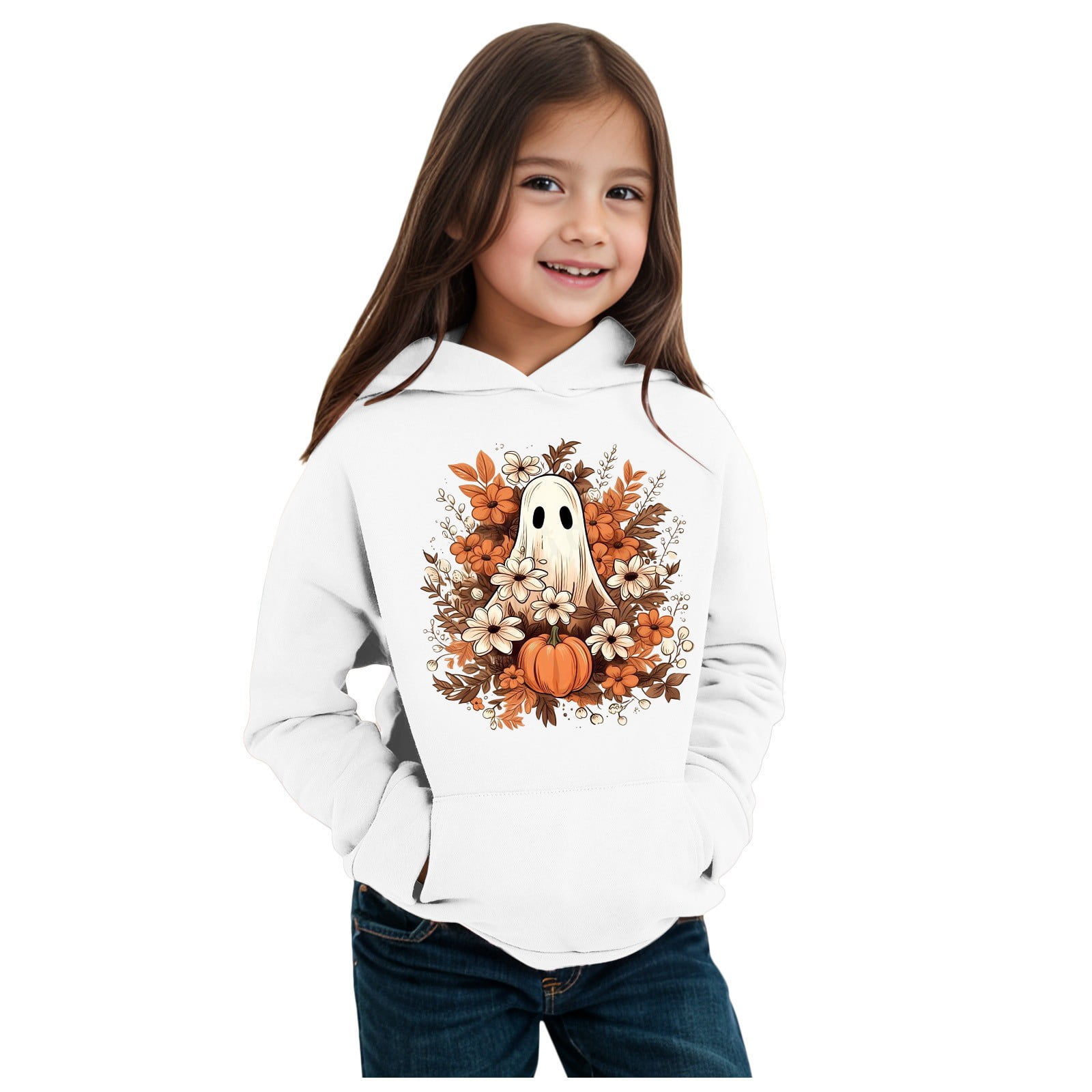 Child Toddler Boys Girls Long Sleeve Letter Prints Warm Hoodie Pullover