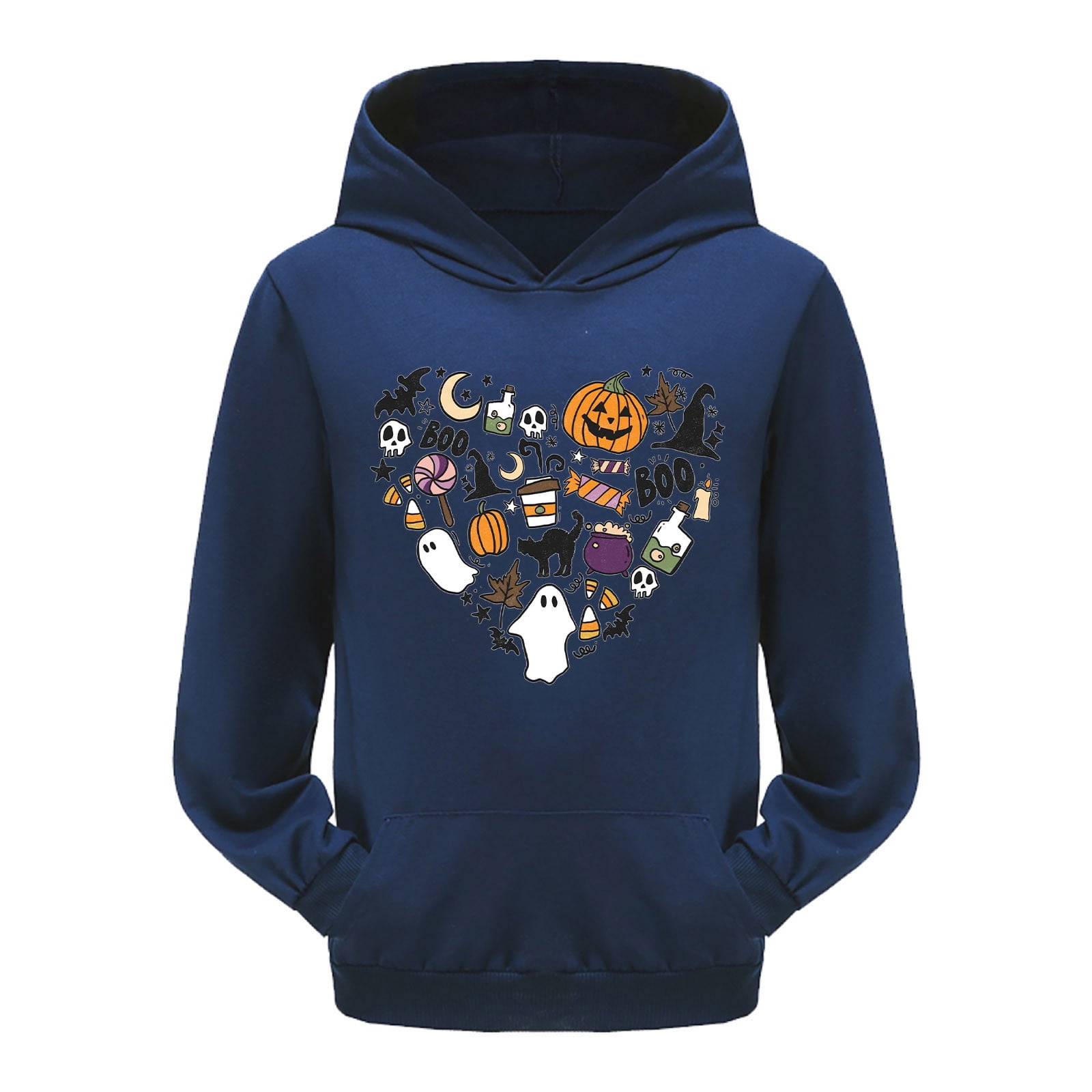 Child Toddler Boys Girls Long Sleeve Letter Prints Warm Hoodie Pullover
