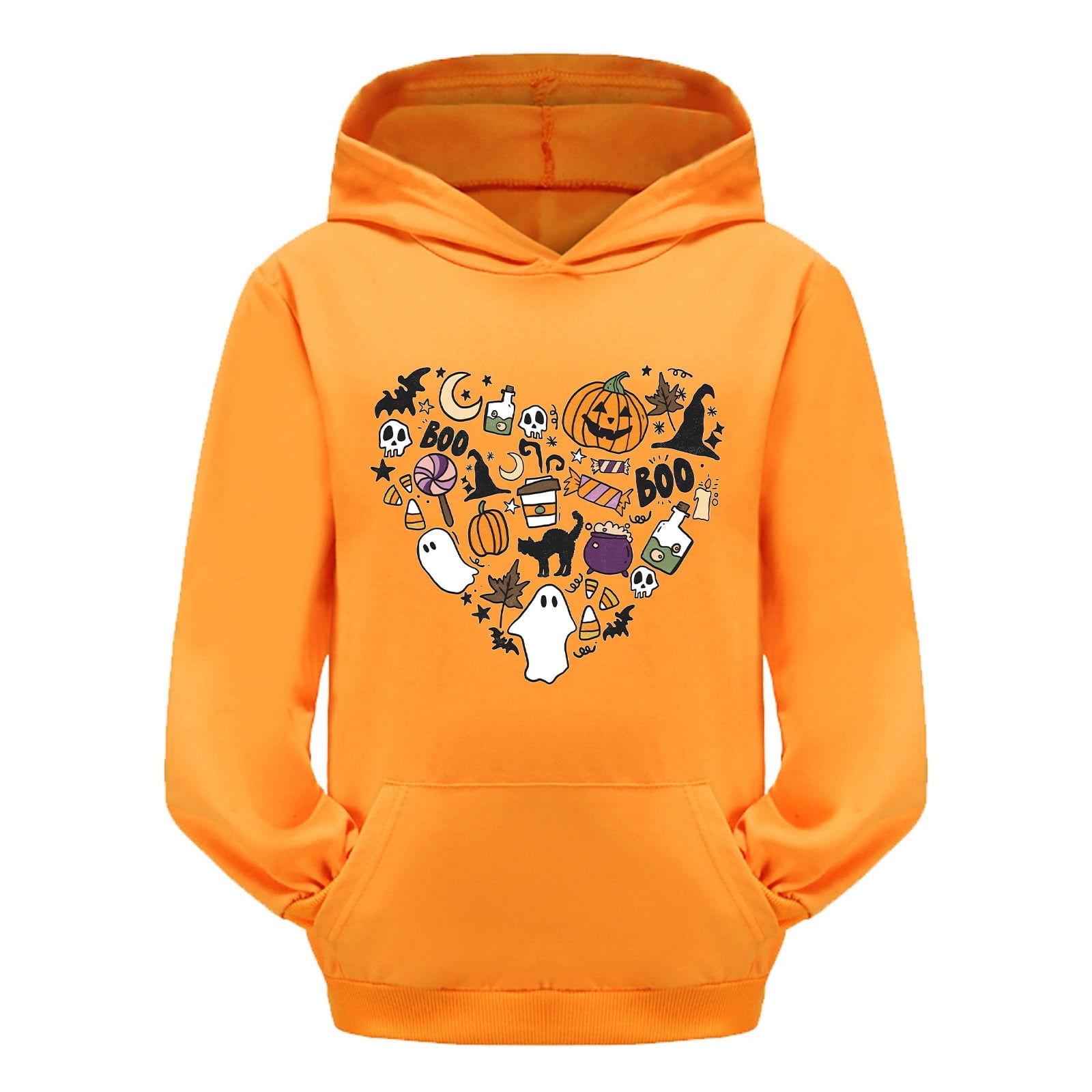 Child Toddler Boys Girls Long Sleeve Letter Prints Warm Hoodie Pullover