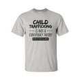 thumbnail image 1 of Child Trafficking Is Not A Conspiracy Theory #Savethechildren Unisex Adult Short Sleeve T-shirt-Ice Grey-xl, 1 of 4