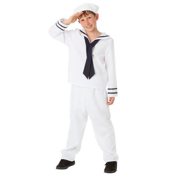 Child White Sailor Costume
