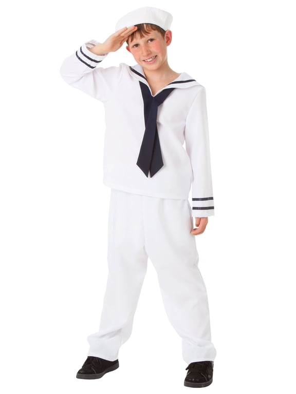 Child White Sailor Costume