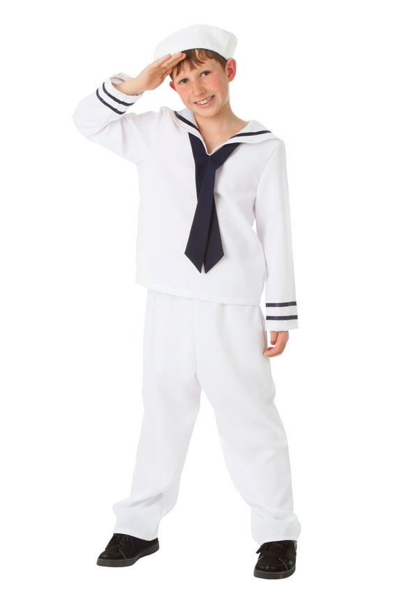 Child White Sailor Costume