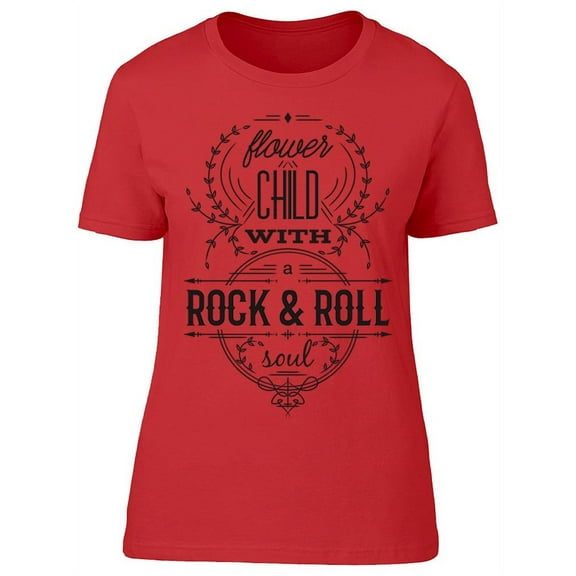 Child With Rock And Roll Soul T-Shirt Women -Image by Shutterstock, Female 3X-Large