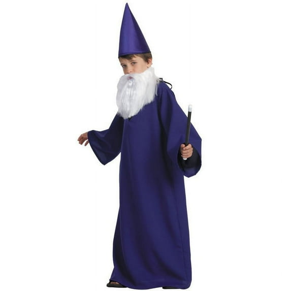 Child Wizard Costume~Medium 8-10 / Blue
