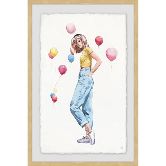 Child at Heart Framed Painting Print
