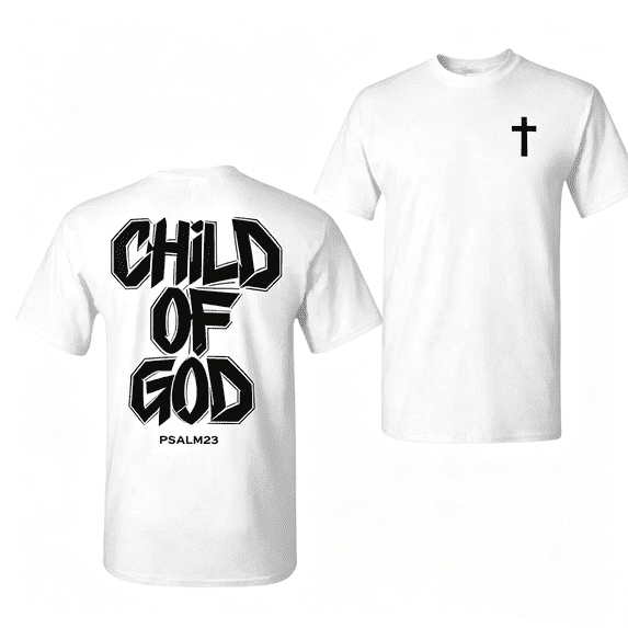Child of God 2 Sided T-Shirt, Corinthians T-Shirt, Inspirational Shirt, Jesus Christian Tee, Unisex Shirt