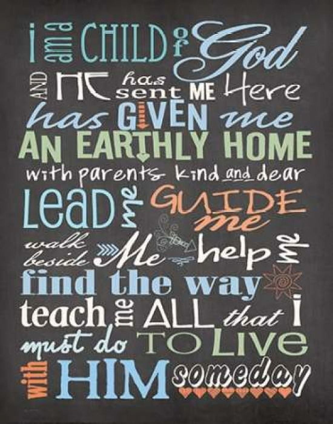 Child of God - Boy Canvas Art - Jo Moulton (22 x 28)