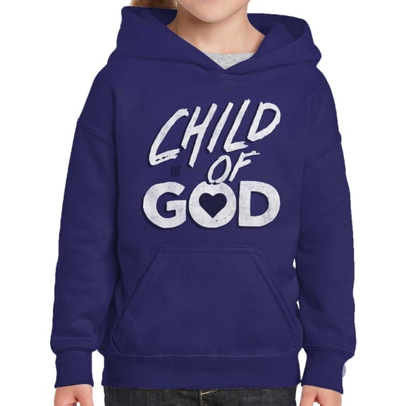 Child of God Christian Faith Bible Kids Hoodie Sweatshirt Girls Teen Brisco Brands S