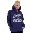 thumbnail image 1 of Child of God Christian Faith Bible Women Plus Size Graphic Pullover Hoodie Brisco Brands 2X, 1 of 4