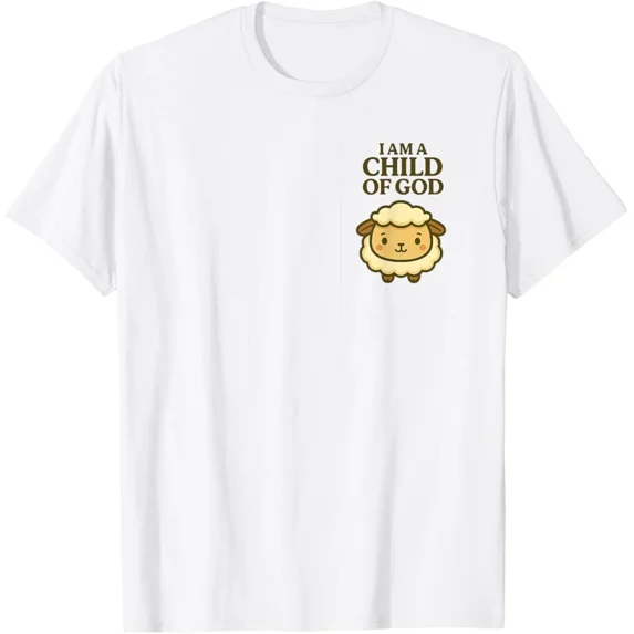 Child of God Cute Sheep Faith Christian For Adult S-4XL T-Shirt