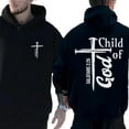 thumbnail image 1 of Child of God Double Sided Christian Hoodie – Jesus Religious Faith Pullover, Inspirational Unisex Hoodie for Men & Women, 1 of 7