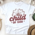thumbnail image 1 of Child of God Graphic T-Shirt for Men and Women Faith Christian Tee, White, Size 2XL, 1 of 6