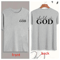thumbnail image 1 of Child of God Print Tshirt Grey Graphic Tees Shirts S-7XL Faith Christian Tops, 1 of 4