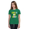 thumbnail image 1 of Child of God Shirt for Boys & Girls – Faith-Based Christian Tee, Inspirational & Comfortable Youth Short Sleeve T-Shirt (Kelly, L), 1 of 1