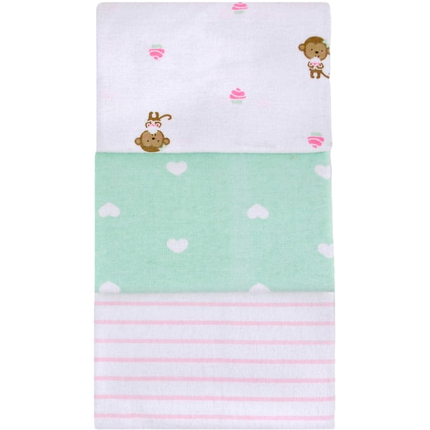 Child of Mine by Carter's 3Pack Flannel Receiving Blankets