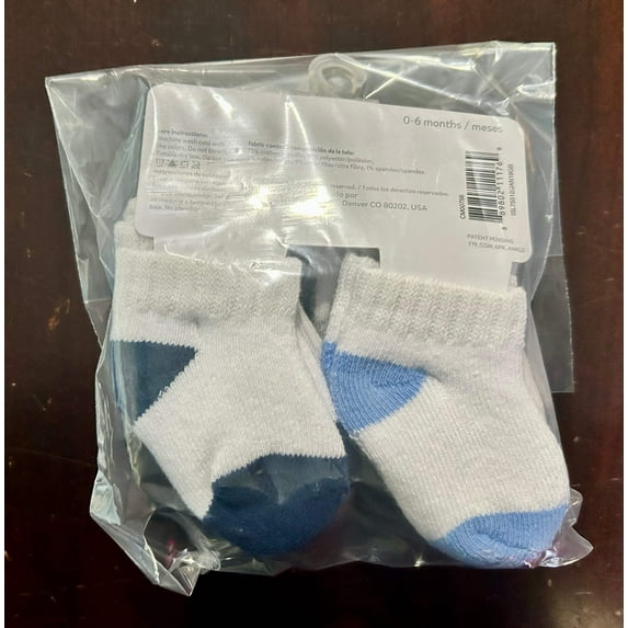Child of Mine by Carter's Baby Boy Low Cut Socks, 6 Pack