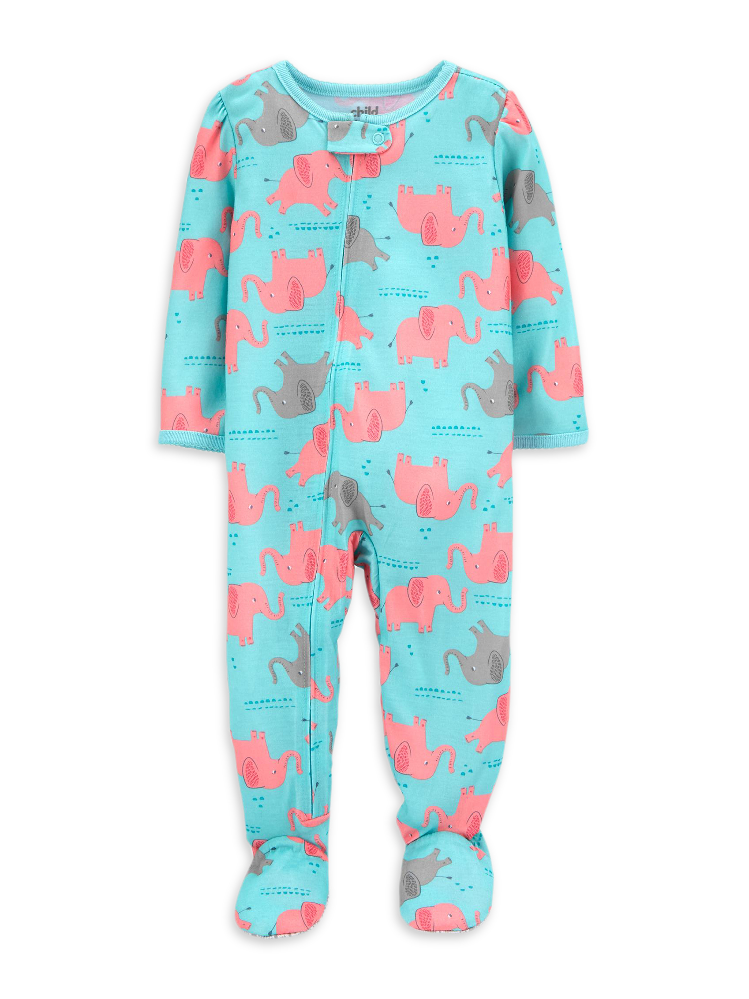 Child of Mine by Carter's Baby Girl & Toddler Girl Elephant Pajamas, 1 Piece - image 1 of 1