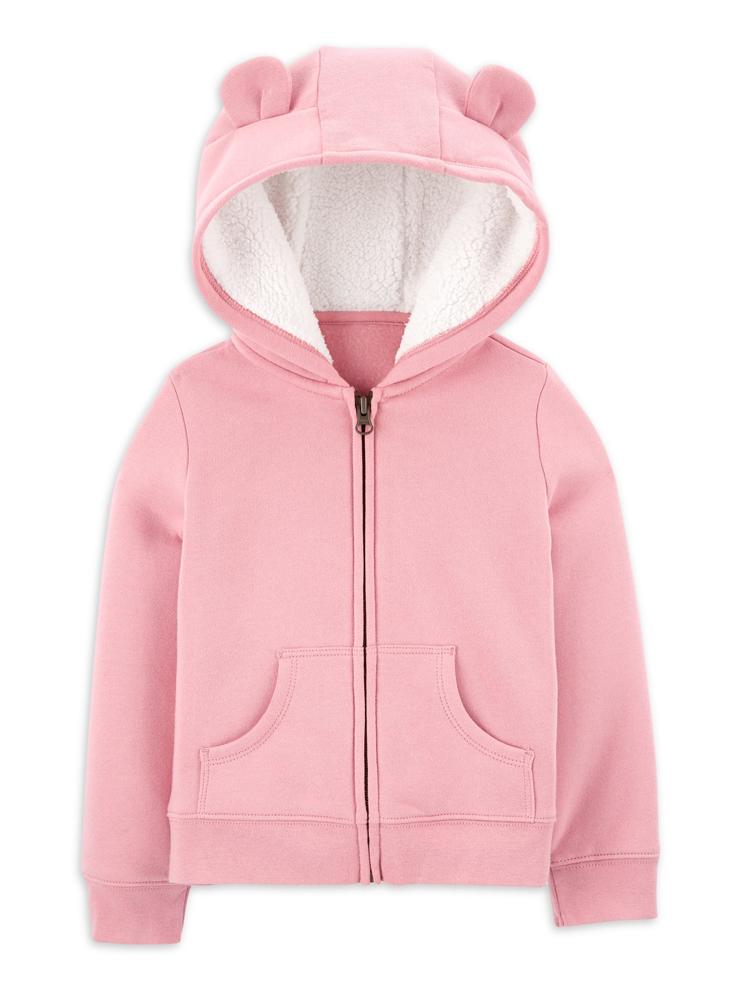 Child of Mine by Carter's Baby and Toddler Girl Zip Front Jacket with Hood (12M-5T)