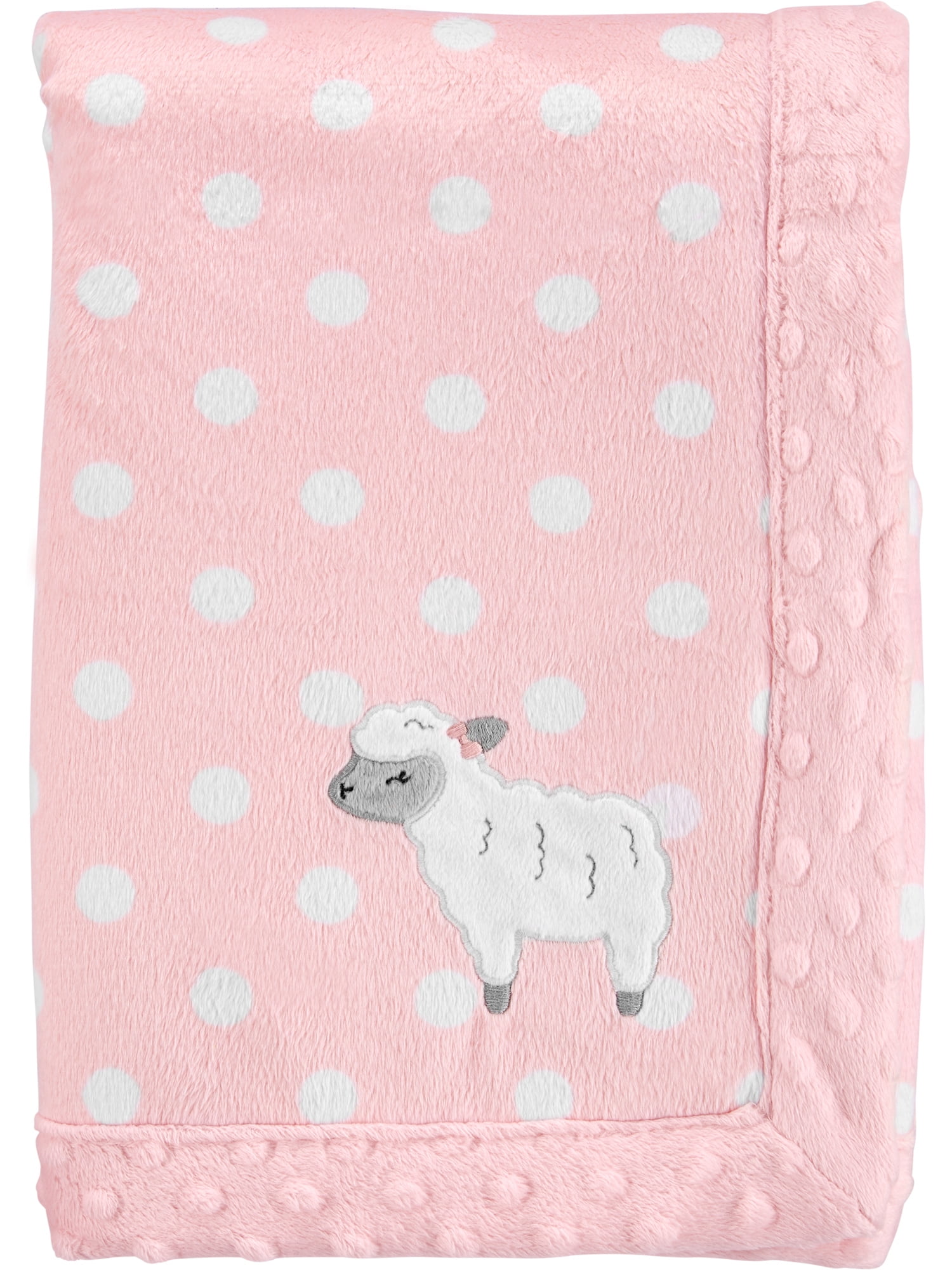 Child of Mine by Carter's Plush Valboa Blanket, Baby Girls