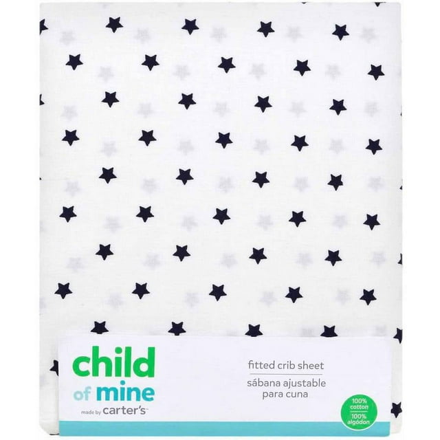 Child of Mine by Carter's Stars Fitted Crib Sheet