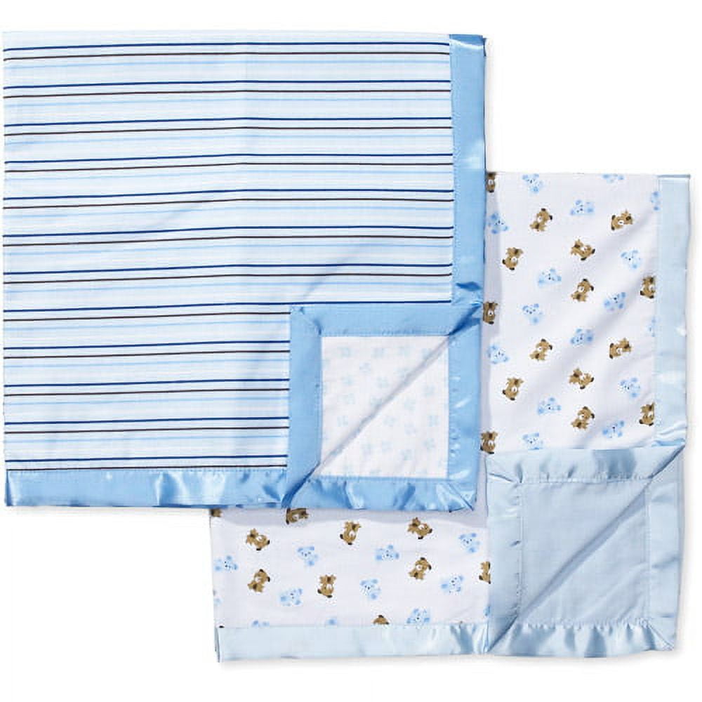 Child of Mine by Carters 2Pack Receiving Blankets, Boy