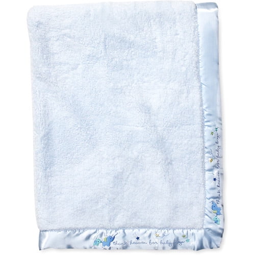 Child of Mine by Carters Silky Soft Blanket, Boy