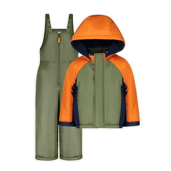 Child of Mine by Carters Toddler Boy Olive 2-Piece Snowsuit Outerwear
