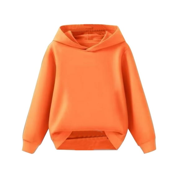 Child's Active Hoodies for Boys Girls Toddler Baby Causal Active Pullover Kids Leisure Fleece Hooded Sweatshirt