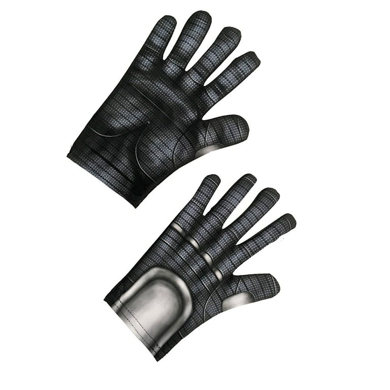 Black Gents Gloves Horror Costume Accessory