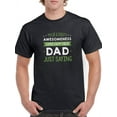 thumbnail image 1 of Child's Awesomeness Dad Quote T-Shirt Men -Smartprints Designs, Male Small, 1 of 4