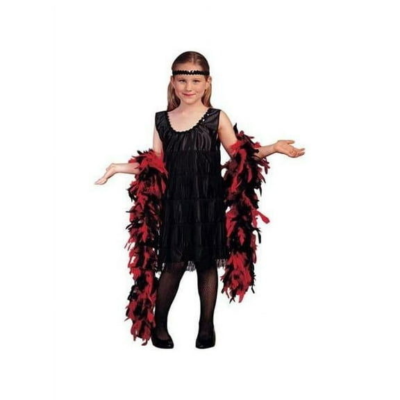 Child's Black Roaring 20s Flapper Costume