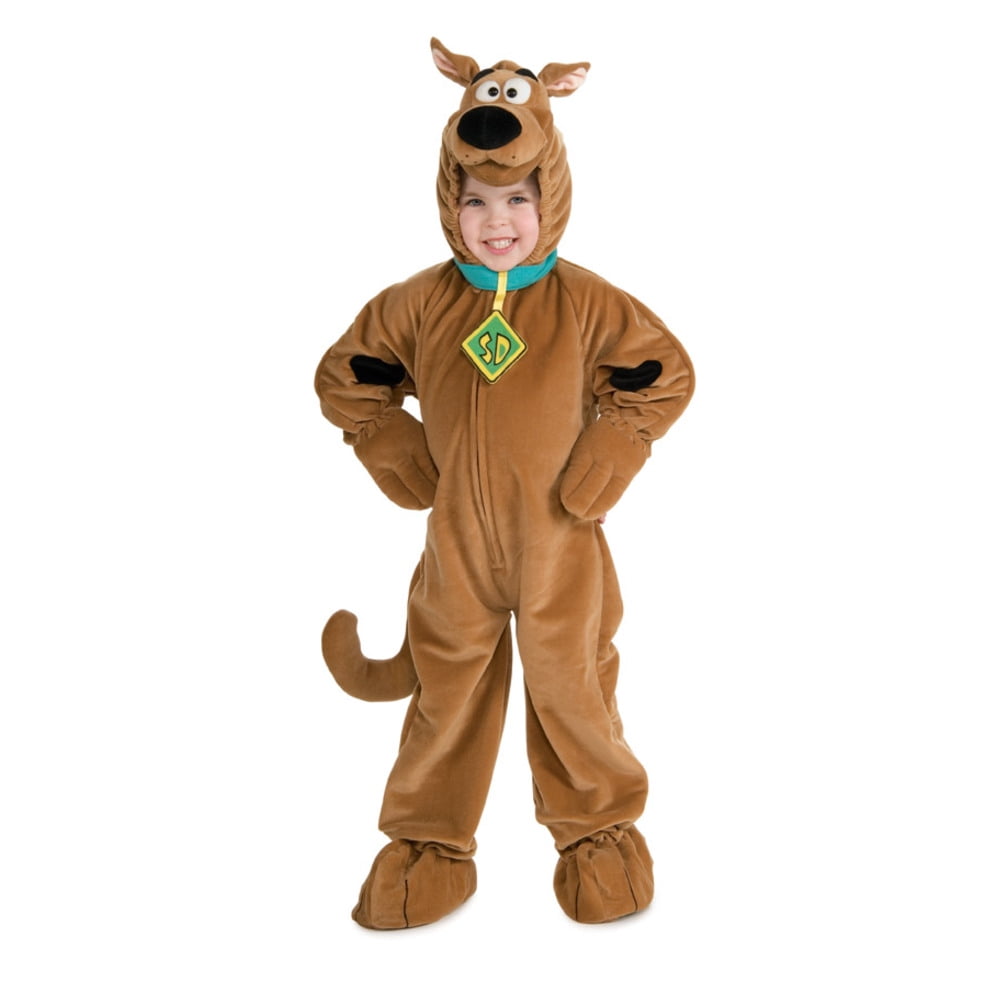 Child's Deluxe Velour Scooby-Doo Toddler Halloween Costume - Walmart.com