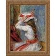 thumbnail image 1 of Child`s Head 20x24 Gold Ornate Wood Framed Canvas Art by Renoir, Pierre Auguste, 1 of 2